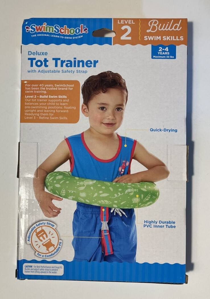 Swim School Deluxe Tot Trainer w/ Adjustable Safety Strap LEVEL 2 Ages