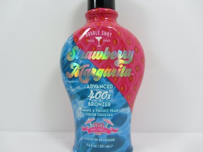 BROWN SUGAR DOUBLE SHOT STRAWBERRY MARGARITA 400X 7.5oz TANNING LOTION