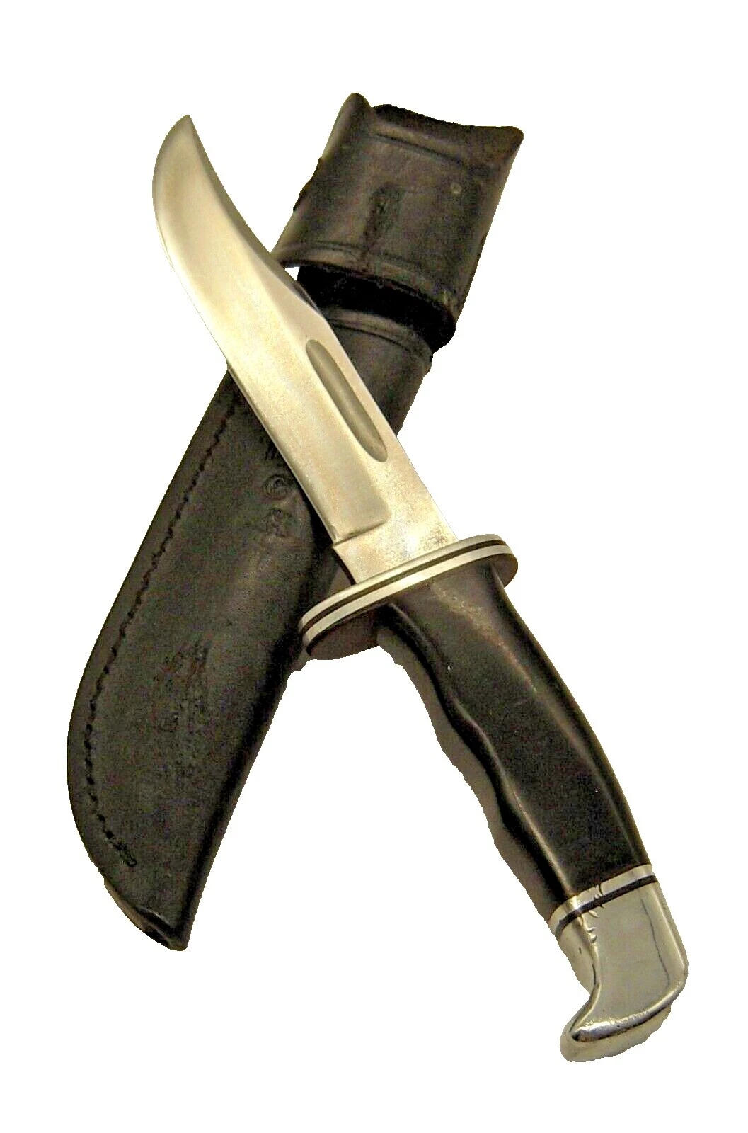 Черные коллекционные винтажные заводские ножи с фиксированным лезвием Buck из нержавеющей стали