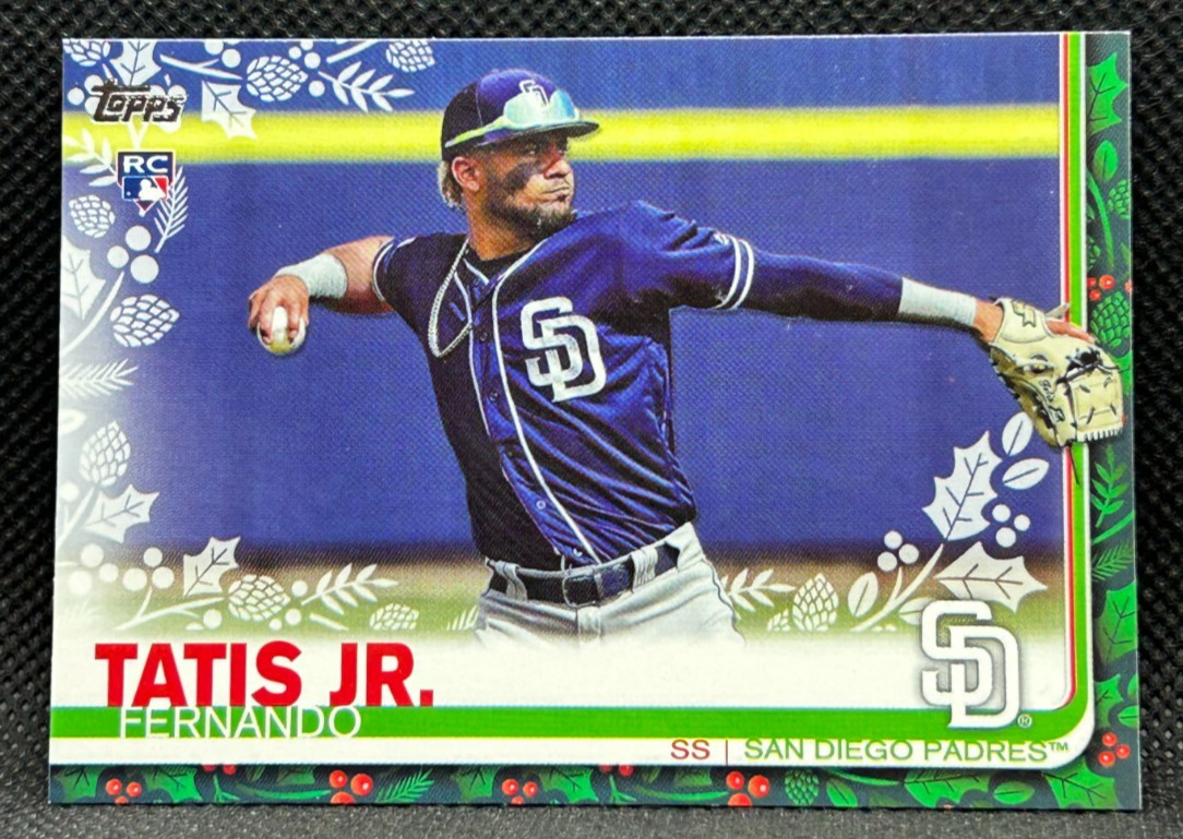 2019 Topps Holiday Baseball - Fernando Tatis Jr. HW126 - ROOKIE Card! Padres.