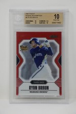 2007 Finest Rookie Redemption #6 Ryan Braun Rookie Brewers 🔥Beckett 10 PRISTINE