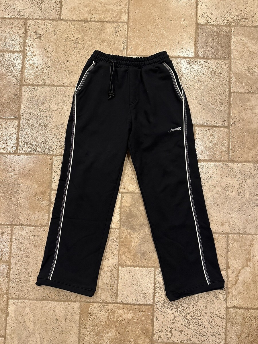 Ader Error Black Verif Lounge Sweat Flare Pants | eBay