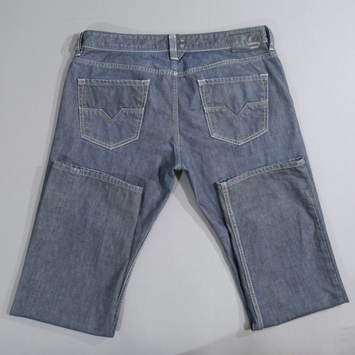 Diesel Jeans Men's Sz 36x32 Blue Dark Wash Larkee Regular Straight Fit - Picture 20 of 22