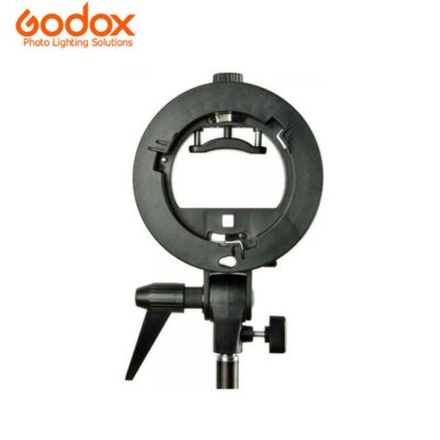 Godox S-Type Bowens Mount Flash Bracket Holder For Speedlite Flash Snoot Softbox