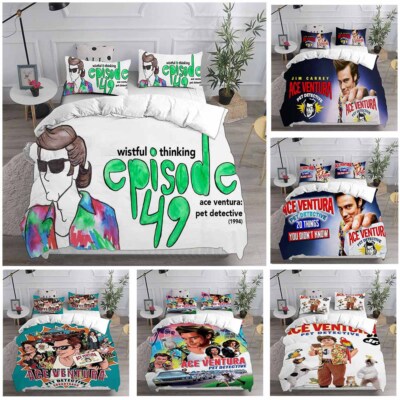 Cosplay Ace Ventura Pet Detective 3D Bettbezug Bettwäsche Set Kissenbezug Quilt