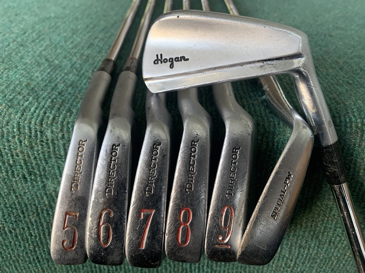 Set Of 9 x Ben Hogan Director Irons 2-PW Regular Steel Shafts Mixed Grips Set Of 9 x Ben Hogan Director Irons 2-PW Regular Steel Shafts Mixed Grips