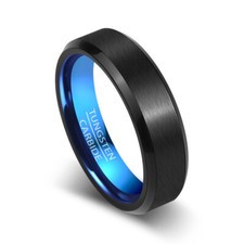 Men's Engagement Ring Fashion Ring Men's Jewelry Black Plating for Gift