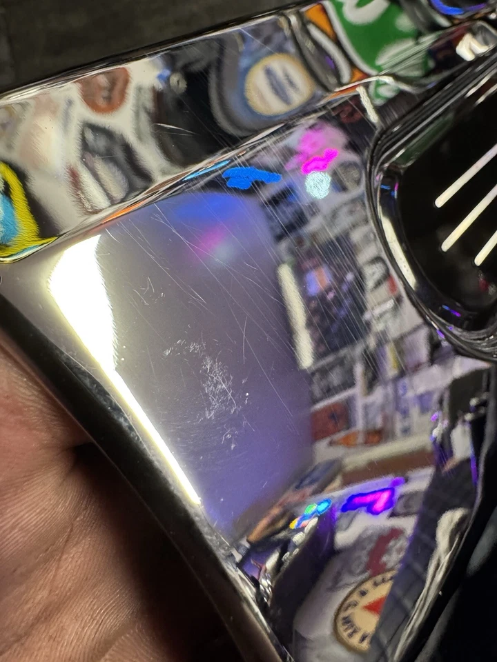 08-23 OEM Harley-Davidson FLH Street Glide tablero consola cubierta panel cromo FLHX Foto 4 de 4