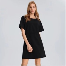 XXL-A New Day Womens Black Short Sleeve Mini Dress Size XXL
