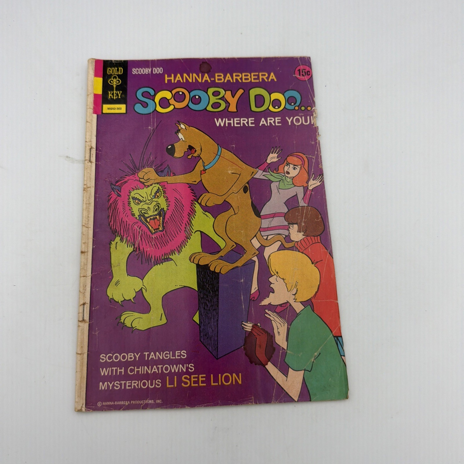 Scooby Doo Where Are You 16 Glossy Mid Grade Gold Key Hanna-Barbera 1971 Rare