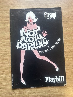 Not now darling spielzettel programmtheate 1968