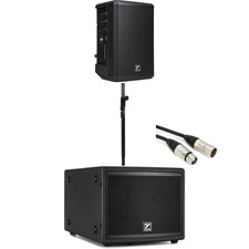 Yorkville EXMMOBILE8 3-way Battery Powered Portable PA System with Subwoofer