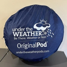 Under The Weather Original Pop Up Spectator Pod Clear Rain Tent Weather Sports