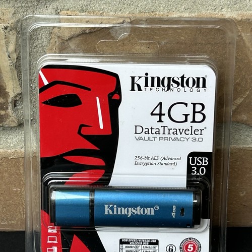 Kingston Tech, 4 Go, DataTraveler VaultPrivacy 3.0, USB 3.0 - NEUF - Photo 2/5
