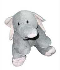 Rare Ty Pluffies Winks Elephant 19 Large Tylux Plush 2004 Gray Pink READ