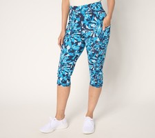 Denim  Co. Women's Petite Pants PXL Duo Active Skimmer Multi-colored A692753