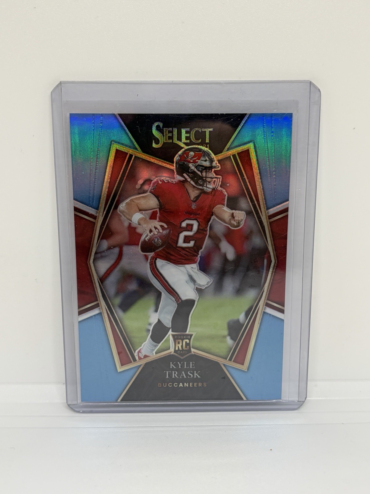 2021 Select Premier Level Light Blue Prizm /99 Kyle Trask #163 Rookie RC