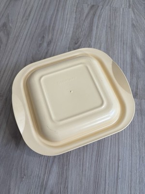 Vintage Tupperware UltraPro 2Qt Square Pan 3657A-1 France | Oven Microwave Safe