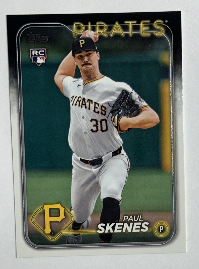 2024 Topps Update Paul Skenes Rookie RC #US100