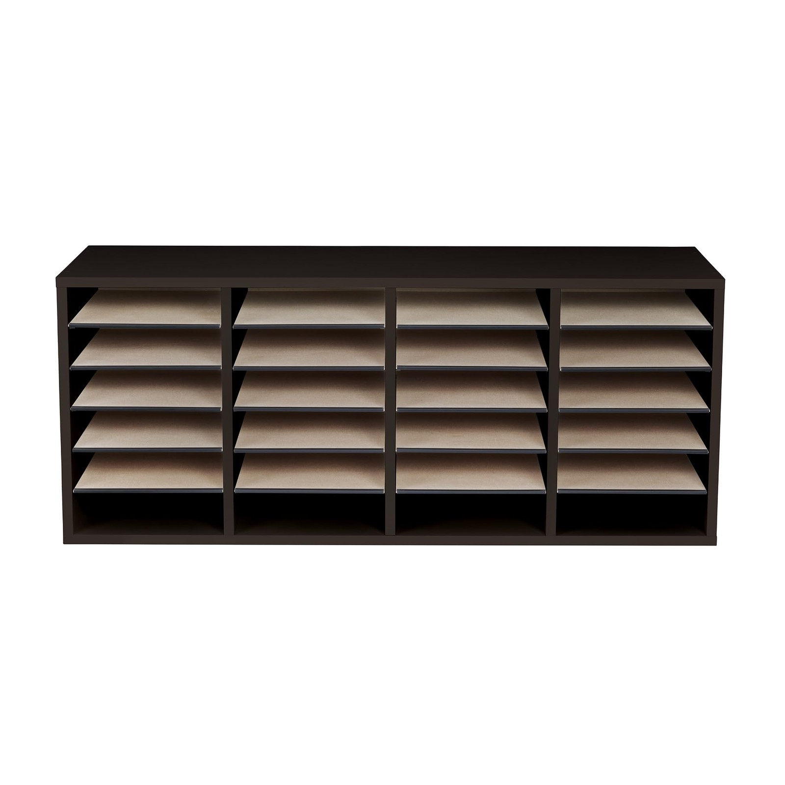 Wooden and Organizer for Home Office and Classroom, Adjustable Shelves and St...