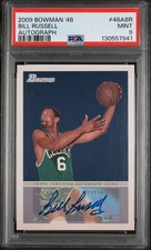 2009 BOWMAN '48 AUTO #48ABR BILL RUSSELL PSA 9 AUTO