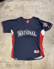 RARE Mens Baseball Majestic MLB National All Star Game 2010 Jersey, Size L