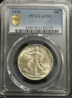 1936 P Walking Liberty Silver Half Dollar 50 C PCGS AU 58