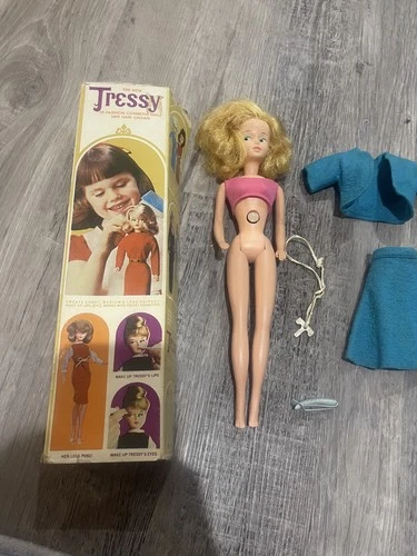 TRESSY Doll American Character with Original Box, Clothes, And Key 