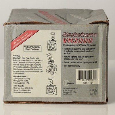 Stroboframe VH2000Rotating Flash Bracket New with instructions.