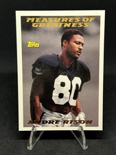 Andre Rison - 4 Time All-Pro - 1994 Topps # 612 - Measures of Greatness
