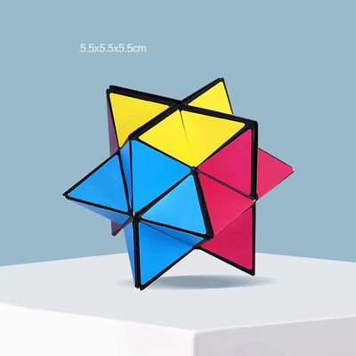 3D Magnetic Magic Cube Infinite Flip Geometry Puzzle Stress Relief Toy Gift