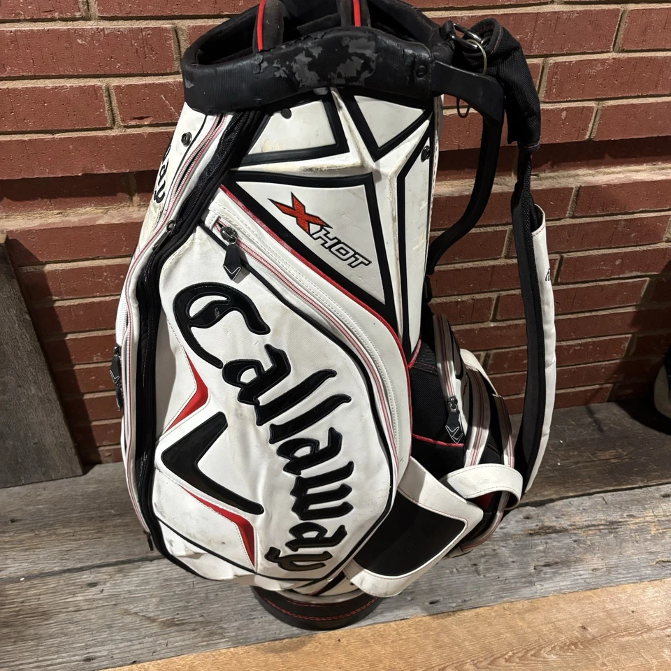 Bolsa Callaway X Hot Tour / Divisória de 6 Vias / Branca, Preta e Vermelha ver fotos - Imagem 4 de 4