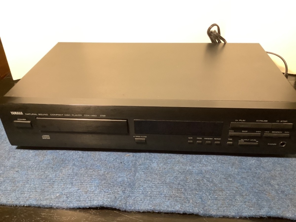 Yamaha CDX-450 Natural Sound Compact Disc Player 1991 Tested No