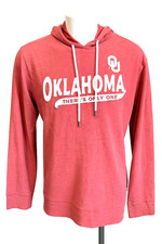 Fanatics Oklahoma Sooners Hoodie Long Sleeve Red OU Size L NWT