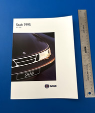 ORIGINAL 1995 SAAB 900 and 9000 Sales Brochure Folder - Aero Convertible Turbo