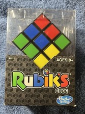 Original Rubik  s Cube Puzzle Hasbro 3x3 Cube Open Box Complete