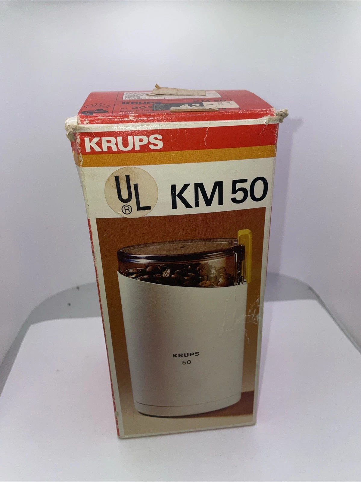 VINTAGE KRUPS KM50 TYPE 202 COFFEE/SPICE GRINDER - WORKS!