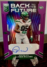 2023 Elite-Back to the Future Signatures Quinnen Williams #BFS-QW RARE AUTO /49