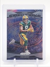 JOSH JACOBS 2024 PANINI PRIZM FIREWORKS FOOTBALL BASE PACKERS B Q4561