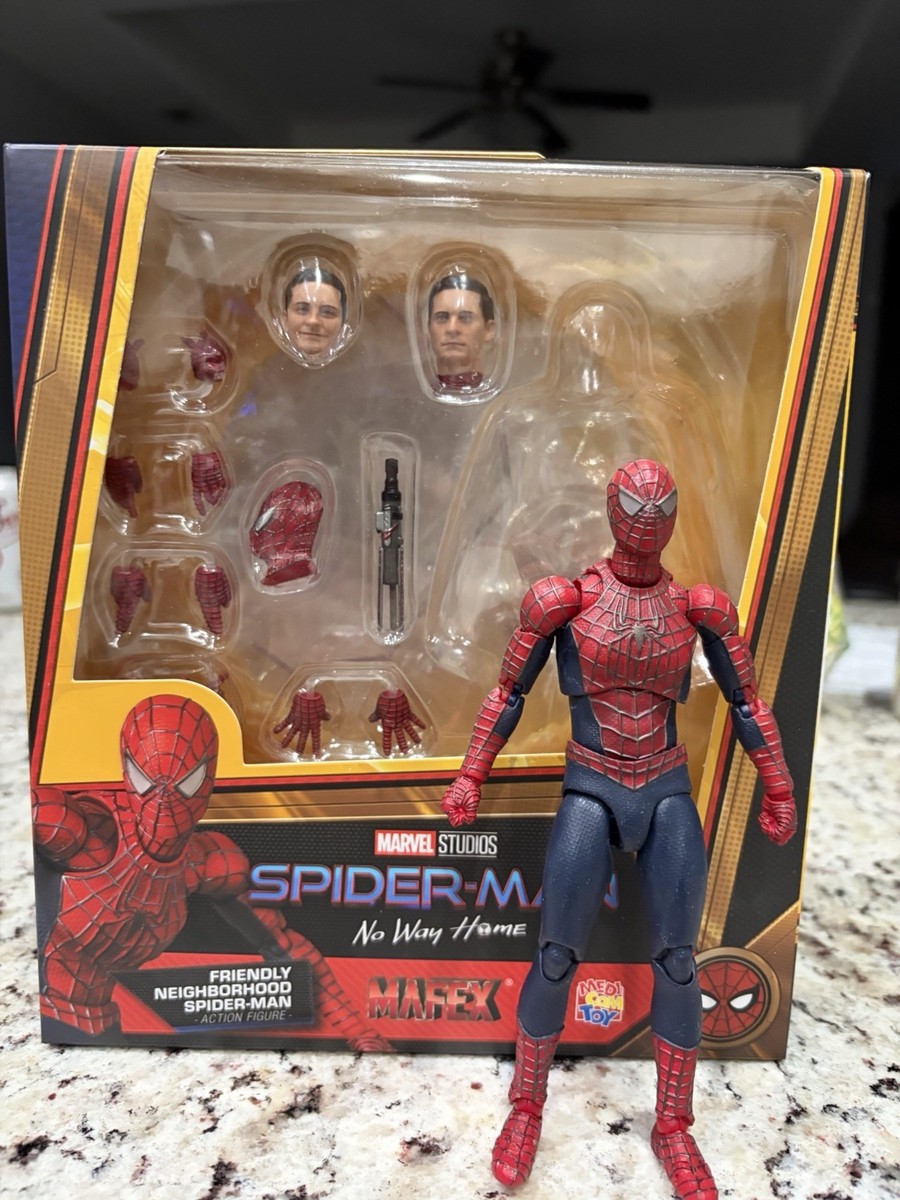 MAFEX 241 Friendly Neighborhood Spider-Man Action Figure US SELLER