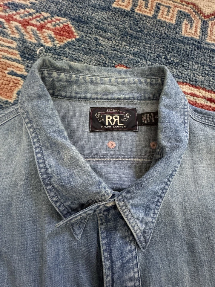 Camisa RRL Chambray XL  Foto 2 de 4