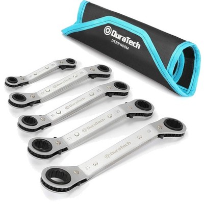 Ratschenschlüssel Satz 6-21mm Doppelring Schraubenschlüssel Set verchromt
