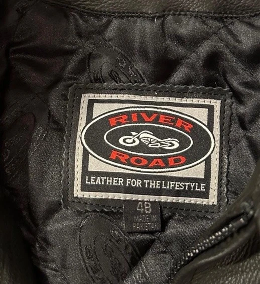 Chaqueta de motociclista de cuero pesado XL Foto 4 de 4