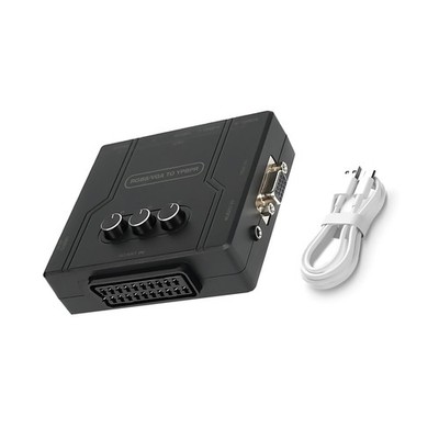 RGBS VGA to YPBPR Converter SCART to YPBPR For 480i 480p 576i 576p 720p 1080i D