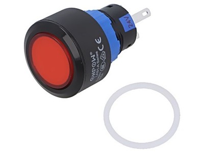LAS1-APY-11/R/24V/P Schalter: Druck Pos: 2 SPDT 0,5A/220VAC 1A/24VDC ON-(ON) IP6