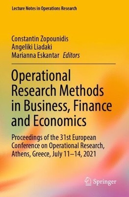 Operational Research Methods in Business, Finance and Economics - 9783031325366