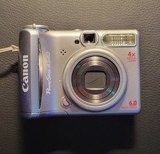 Canon PowerShot A540 6.0MP 4x Zoom Compact Camera Silver- PARTS ONLY