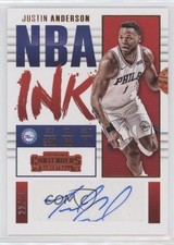 2017-18 Panini Contenders NBA Ink Bronze 22/25 Justin Anderson #NI-JAN Auto 2p1