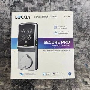 Lockly Sécurisation Pro Serrure intelligente PGD728W WiFi 3D Empreintes digitales Entrée sans clé scellée