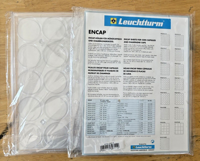 Lighthouse Encap Coin Album Pages - Coin Campsules - 40/41 - Leuchtturm -C
